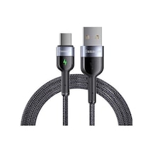 Essager Led Işıklı 3.0A 1Metre Type-C Şarj Data Kablosu