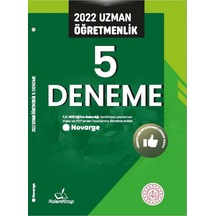 2022 Uzman Öğretmenlik 5 Deneme- Kalem Kitap