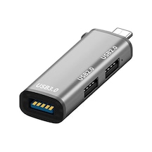Forzacase Type-c To Usb 3.0 Çoğaltıcı Hub 3in1 Otg Adaptör Fc446