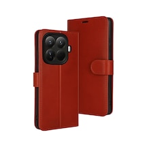 Xiaomi Mi 15t Pro Trend S Plus Kapaklı Kılıf - Kırmızı 0.2M-Çok Renkli
