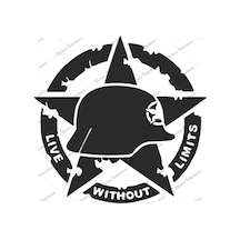 Off Road Army Offroad Askeri Yıldız Sticker 00922