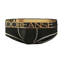 Doreanse 1325 Erkek Modal Torbalı Mini Paça Siyah Boxer