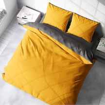 Monohome Deluxe Çift Taraflı Pamuk Ranforce Çift Kişilik Nevresim (531172203) Çok Renkli