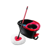 Vileda - 133648 - Süpürge + Kova Easy Wring And Clean Mocio - Komple Set