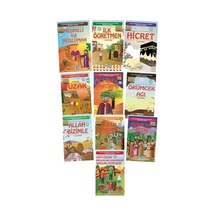 Çocuklar İçin Hikayelerle (sav) Peygamber Hayatı Medine Dönemi Seti - 10 Kitap Takım- Aksa Çocuk