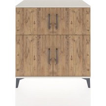 Hyperion Şifonyer 3 Raflı 4 Kapaklı 88x44x96 Aytaşı-çam Aytaşı