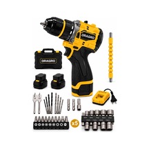 Dragro Drg-21v Kömürsüz S Darbeli Metal Şanzıman Çift Akülü Vidalama Full Setli