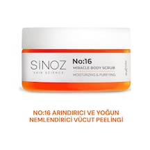 Sinoz No:16 Yoğun Nemlendirici ve Besleyici Vücut Peeling 300 G