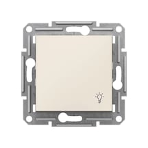 Schneider Asfora Krem Light Yaylı Anahtar Çerçevesiz - EPH0970123
