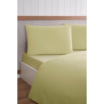 Özdilek -colourist Bej Lastikli Çarşaflı Tek Kişilik Pike Takımı Sarı