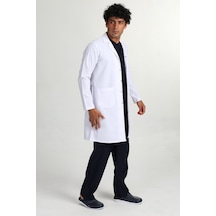 Önlük Uzun Gömlek Yaka Doktor Hemşire Öğretmen Önlüğü