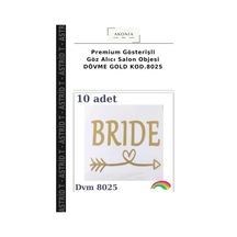 Premium Gösterişli Göz Alıcı Salon Objesi Dövme Gold Kod.8025