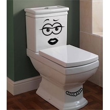 Wc Klozet için Kokoş Sticker Yapıştırma Model1