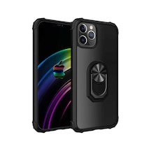 Apple Uyumlu  iPhone 12 Pro Kilif Seffaf Sararmaz Yüzüklü Mola Kapak 406651630