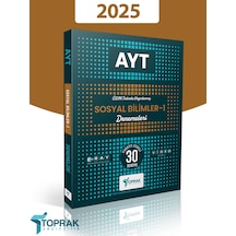 Toprak 2025 Model Ayt Sosyal Bilimler-1 30'lu Deneme