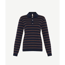 Yargıcı Regular Polo Yaka Uzun Kol Kazak 26kktr2117x 004 Lacivert