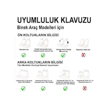 Audi S Serisi S6 Uyumlu Oto Koltuk Kılıfı Deri, Kumaş Vista Tarçın