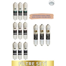Kapalı Kasa Su Arıtma Cihazı Filtresi Inline 2 Yıllık Bakım Seti Membransız Set