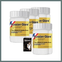 Bezos Rus Merhemi Rusian Glare Nano 22-2:0372 4 Tane X 50 Ml Tüy Kremirus Merhemi + Yanında Jel Ventra