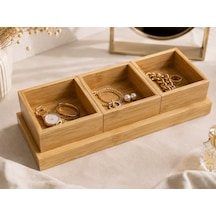 Bambu 3 Bölmeli Çok Amaçlı Organizer