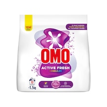Omo Active Fresh Renkliler Toz Deterjanı 1.5 Kg 10 Yıkama 3 Adet Diğer