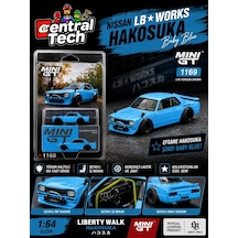 Mini Gt 1/64 Nissan Lb-works Hakosuka Baby Blue Blister Paket Mgt01169-bl