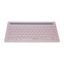 Everest KB-BT84 Bluetooth Ultra İnce + Şarjlı Q Mac/Win/Android/Uyumlu iOS  Kablosuz Klavye