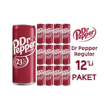 Dr Pepper Karışık Aromalı Gazlı İçecek 12 x 330 ML