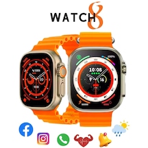 Wearfitpro Watch 8 Ultra Akıllı Saat 49mm Android Ve İos Uyumlu Arama Yapma Vidalı Kordon Kilitleme Bluetooth