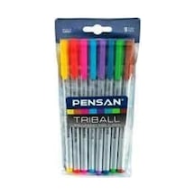 Pensan Tükenmez Triball Renkli 8li