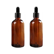 Güvenç AmbalajKahverengi Amber Damlalıklı Cam Şişe 2 x 100 ML