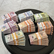 40 Deste Karışık Para 20-50 sterlin 50-100 d 50-100 e 50-100 tl