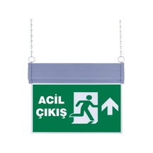 Sg051-y3 Çift Yönlü Acil Yönlendirme Armatürü Zincirli Acil Çıkış Yukarı E73aa