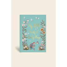Wonderland Ciltli Defter Çizgili Mavi 13x18 Cm Çok Renkli
