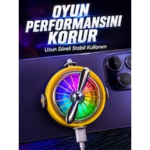 Telefon İçin Rgb Led Manyetik Soğutma Fanı - Lisinya