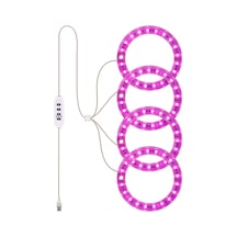 Samdoo Bitki Büyütme Lambası - 20 Led Tam Spektrum, 5 Parlaklık Seviyeli, Usb Bağlantılı, Zaman Ayarlı Diğer