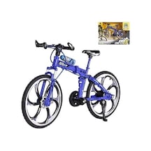 Soulader 1:8 Ölçekli Koleksiyonluk Katlanır Bisiklet Maketi, Metal Simülasyon Oyuncak, Dekoratif Miniatur