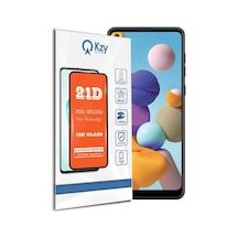 Samsung Uyumlu Galaxy A21 Tam Kaplayan 21D Temperli Ekran Koruyucu Cam (501179272) 20 Tl Fark Ile Apple  iPhone Hızlı Şarj Kablosu