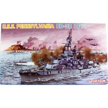 Dragon 7041 1/700 Ölçek, Uss Pennsylvania Bb-38 1944 Savaş Gemisi Plastik Model Kiti