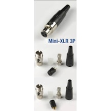 Xlr Konnektör - Mini - 3 Pin - Dişi