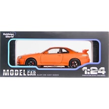 Mey İthalat 1/24 R34 Turuncu Araba