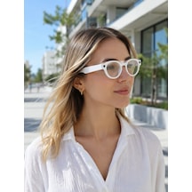 Beyaz Bluetooth Akıllı Gözlük Dahili Kameralı Fotoğraf Video Kayıt Yapay Zeka Çeviri Dokunmatik Kontrol Özellikli - Lisinya
