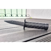 Modern Geometrik Dokulu Eğitim Bıçağı - 3d Baskı Gerçekçi Görünümlü Dekoratif Bıçak