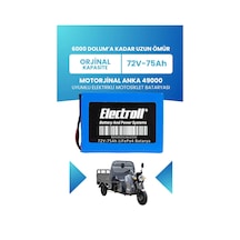 Mot Anka 49000 Batarya Standart Kapasite Lifepo4 72v 75ah Elektrikli Motosiklet Bataryası