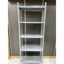 Uzmangrupraf Uzman Grup Raf Arşiv Raf-5 Raflı 2Metre 43X75 Çelik Raf-Depo Rafı