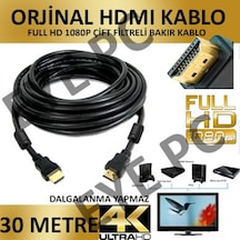 30 M Hdmi Aktarım Kablosu Ultra Hd Full Hd 3D 4K Digitürk D Smart