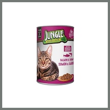 Jungle Kedi Konserve Somonlu & Karidesli 400gr 1 Adet Mmbz