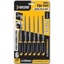 Sgs 1357 Eğe Üçgen Mini Seti 6 Parça 4 160mm