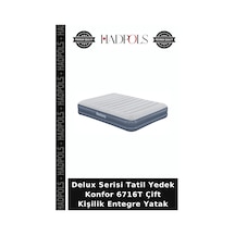 Delux Serisi Tatil Yedek Konfor 6716t Çift Kişilik Entegre Yatak