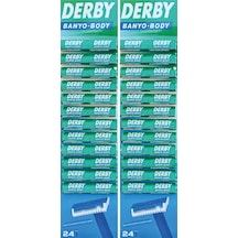 Derby Banyo - Body Tıraş Bıçağı Kartela 2 x 24'lü